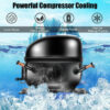 48LBS/24H Stainless Steel Countertop Ice Maker Machine with Self-Clean Function LCD Display Ice Scoop Basket
