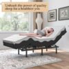 Adjustable Bed Frame -Wireless Remote -Memory Function -Adjustable Bed Base -Head and Foot Lift Incline -Zero Gravity -Quiet Motorfor Lying Down,...