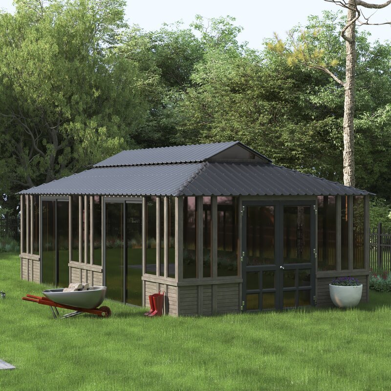 0c820c15e325f4d97f78cb6682aa1333dc333841c5fe3b4a9e5b28c1563d0ae2 28 Ft. W x 15.5 FT. D Solid Wood Patio Gazebo