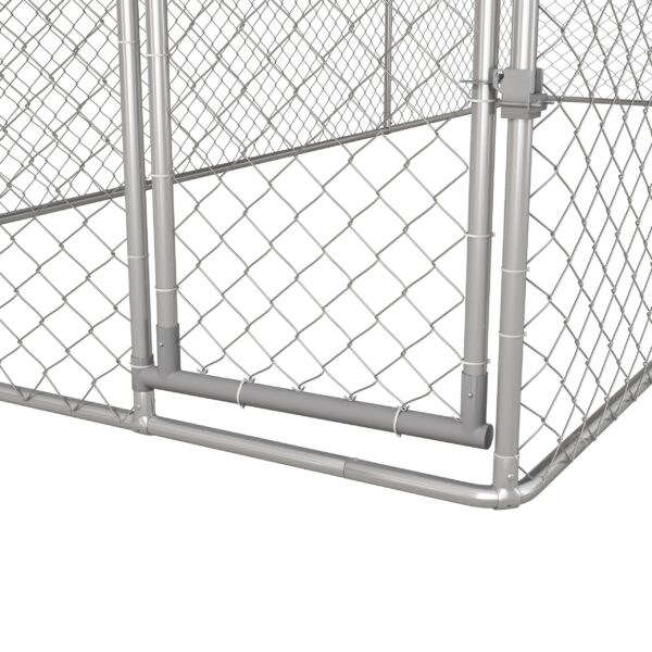 PawHut 19.7' x 7.5' x 7.5' Outdoor Dog Kennel W/ Waterproof Roof