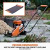 Electric Compactor Plate - Ideal For Levelling Pavement, Artificial Turf Ground Preparation, Patio, Blockwork, Sand, Soil & More