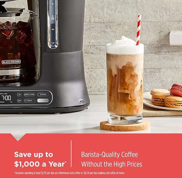 BLACK+DECKER Split Brew 12-Cup Digital Coffee Maker
