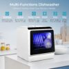 1 EUHOMY Countertop Dishwasher Portable
