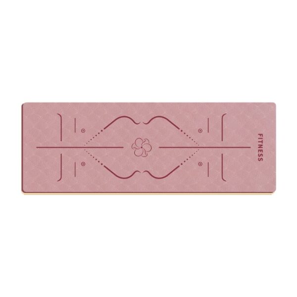 Foldable TPE Fitness Mat for Home Yoga Dance & Stretch Training