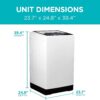 BLACK+DECKER 0.9 Cu. Ft. Portable Washing Machine - 5 Wash Cycles