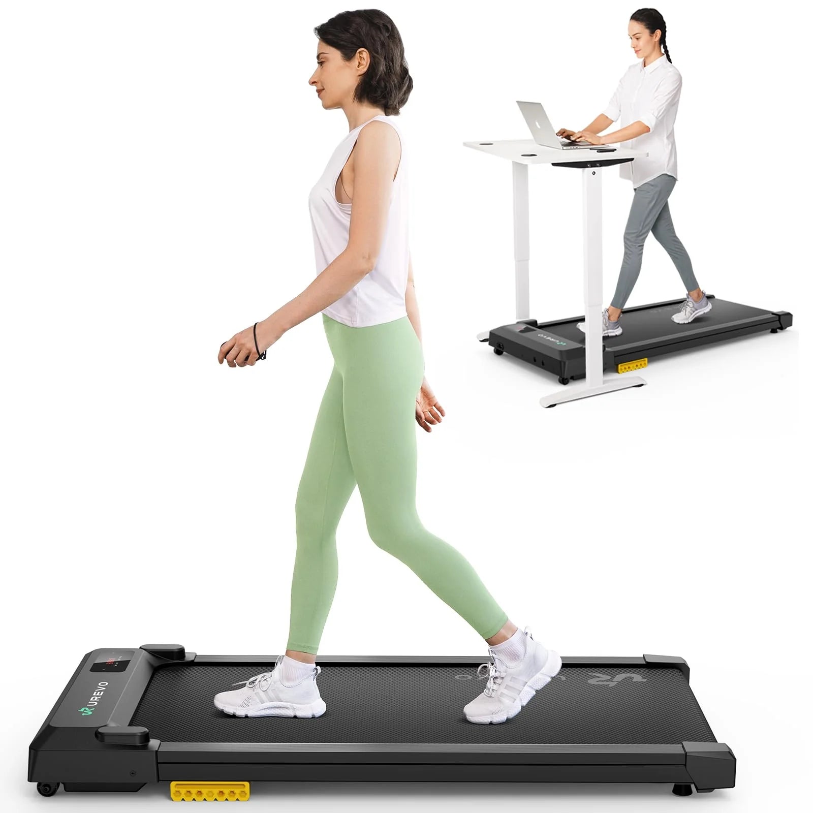 10e8b90125a4dd3e86a0d8f8f5da6c03104deeb853b40225c72b48c55b091823-1 UREVO Smart Walking Pad, Compact Under Desk Treadmill