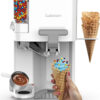Cuisinart Soft Serve Ice Cream Machine- Mix It In Ice Cream Maker for Frozen Yogurt, Sorbet, Gelato, Drinks 1.5 Quart, White, ICE-48