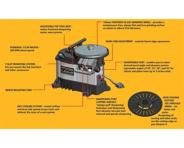 WS3000 Woodworking Tool Sharpener