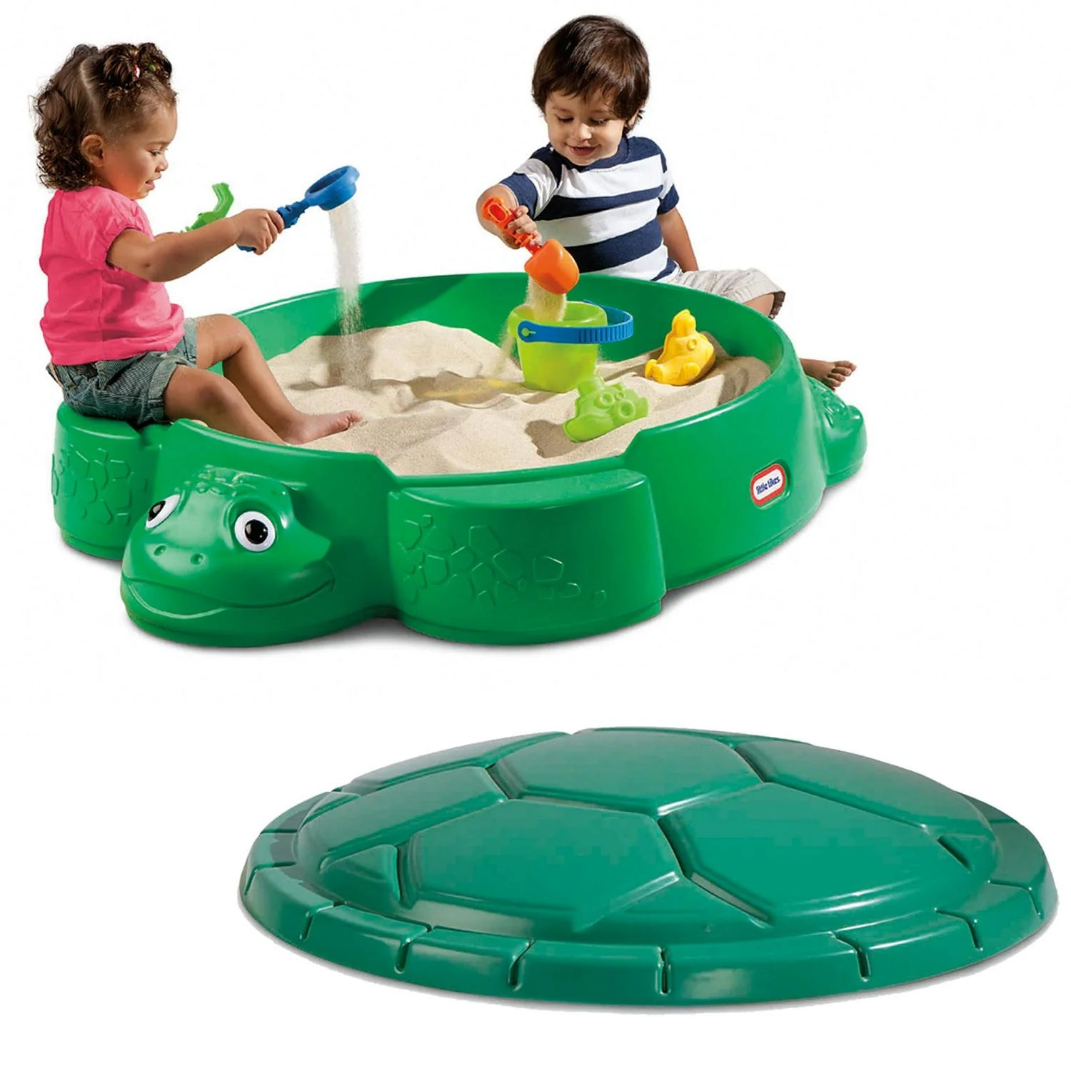 1700da57e6ad45c8a9fd337143a35731f6aa4d61e6a71886a6357010662999bc-1 Little Tikes Turtle Sandbox