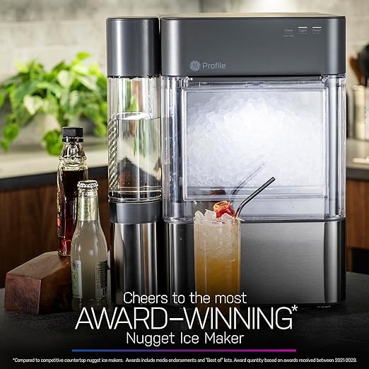 GE Ice Maker - 38 lbs/day + Free Ice Bucket & Scoop