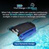 Betta SE Solar Powered Automatic Robotic Pool Surface Skimmer Cleaner with 30-Hour Continuous Cleaning Battery Power and Re-Engineered Twin Salt...