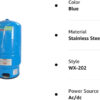 Amtrol Well-X-Trol WX-202 Pressure Tank, High-Strength Steel, Polypropylene Liner, Residential Use