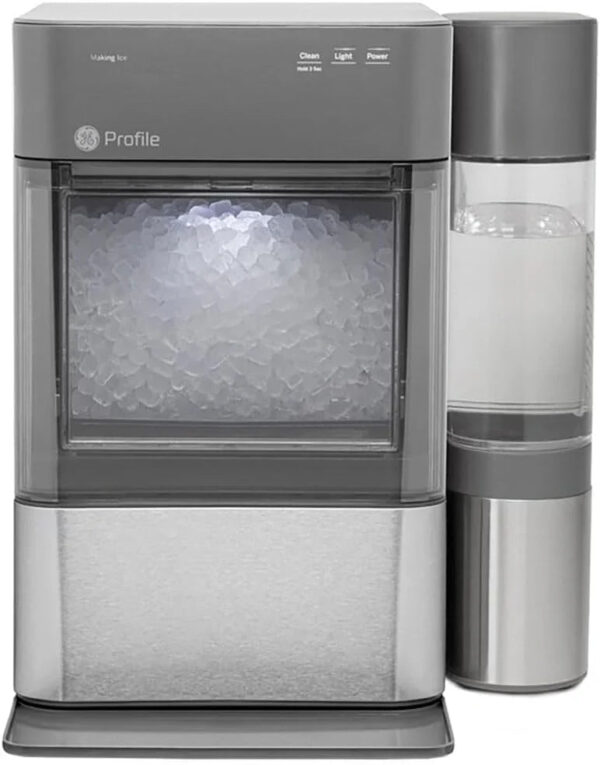 GE Profile Opal 2.0 XL with 1 Gallon Tank, Chewable Crunchable Countertop Nugget Ice Maker, Scoop included, 38 lbs in 24 hours, Pellet Ice Machine...