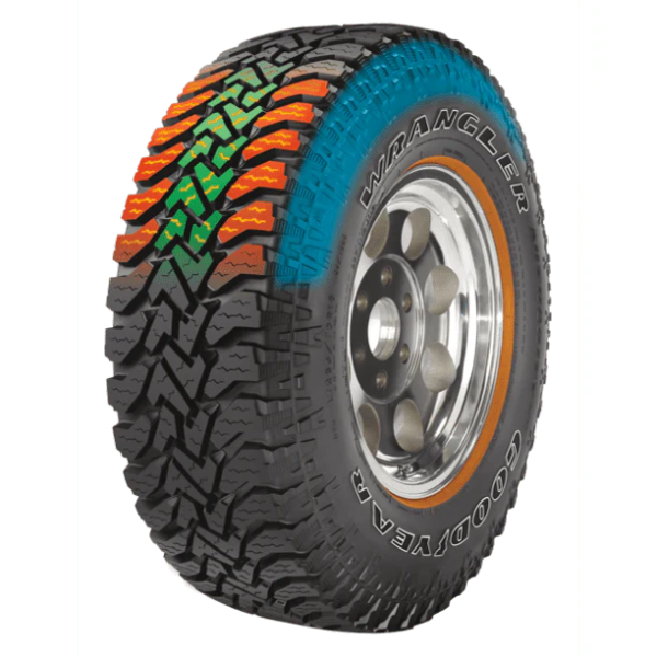 Goodyear Wrangler Authority A/T All Season Tire 31X10.50R15LT 109Q