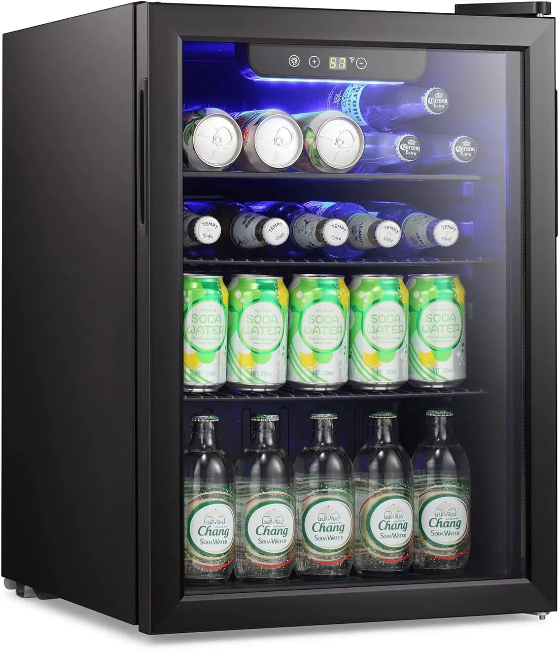 1ecb0fcbacd5b94271aefbc6ff0716ebd3be63e76f12b221760ad2f329ca4dc1 Antarctic Star Mini Fridge-95 Can Beverage Refrigerator