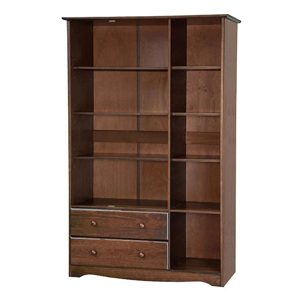 100% Solid Wood Grand Wardrobe Armoire - Mocha