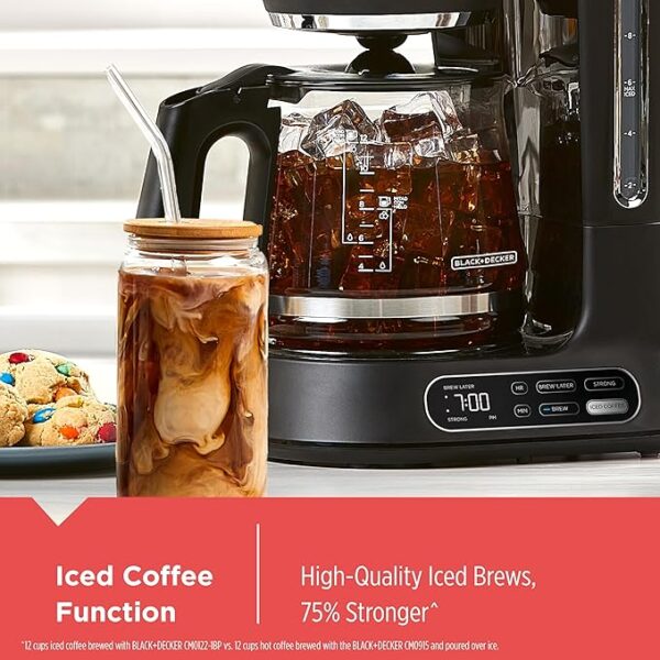 BLACK+DECKER Split Brew 12-Cup Digital Coffee Maker