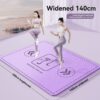 140cm Extra Wide Yoga Mat for Family Fitness & Parent Child Exercise