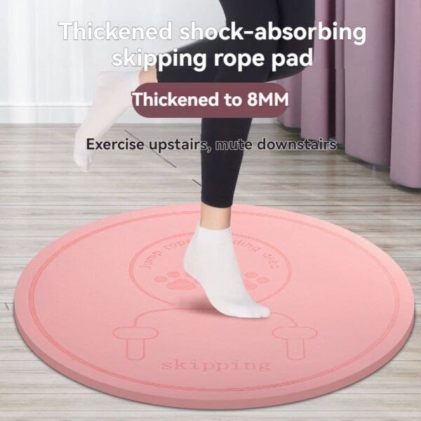 Silent Thick Jump Rope Floor Mat for Cordless Indoor Fitness Training