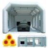 30x20x13Ft Inflatable Paint Booth with Blowers & Air Filter System Professional Spray Tent