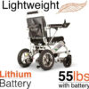 Culver Mobility Electric Power Wheelchair Scooter Fold Lightweight Folding Safe Electric Wheelchair Motorized FDA Approved Aviation Travel (Free...