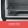 BLACK+DECKER SpaceMaker Under-Counter Toaster Oven, Digital Controls, Black/Stainless Steel, Fits 9 Pizza, TROS1000D