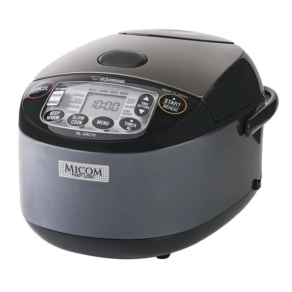 5.5 Cup Umami Micom Rice Cooker & Warmer Metallic Black