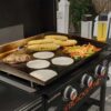 28 Inch Blackstone Griddle 2080 with Hood XL Griddle Original 3-Burner Outdoor Flat Top Grill, with Blackstone Griddle Accessories, Seasoning, and...