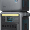 Portable Power Station, 1800W (2400W Peak) Solar Generator, 58 Minutes to Fully Charge, 1056wh LiFePO4 Battery,