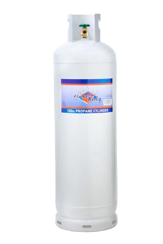 2ba0ae823dcf67676dfd3f305ec097a2d139a6ef4d41373d44346a1dc666b46d 100 lb Steel Propane Cylinder with OPD Valve, DOT Approved, Rust-Resistant, for Grills & Heaters