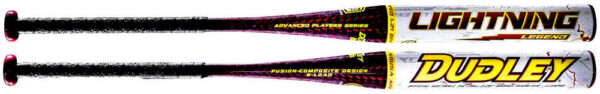 Dudley Lightning Legend LLESP12 34/27 Slowpitch Softball Bat, Fusion Composite, 12 Barrel, End-Loaded, SSUSA Approved