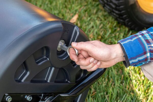 Agri-Fab 45-0604 18" x 48" Tow Behind Poly Lawn Roller 550 lbs Weight with Water, Poly Drum and Steel Frame, with Plug. Designed for Lawn and...