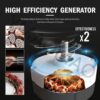 12000W Low RPM Permanent Magnet Generator 12V 24V 48V 120V 220V, Free Energy Gearless Permanent Magnet Generator Motor DIY for Wind Turbine Water...