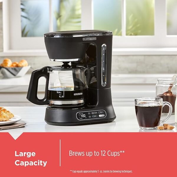 BLACK+DECKER Split Brew 12-Cup Digital Coffee Maker