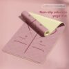 Foldable TPE Fitness Mat for Home Yoga Dance & Stretch Training