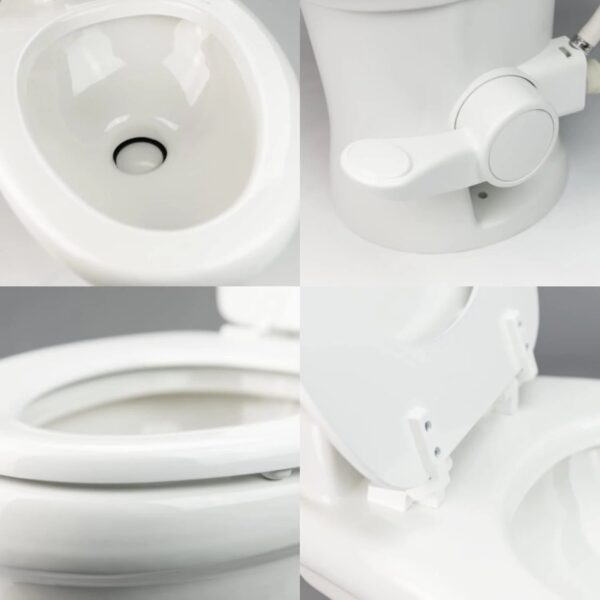 320 Series Standard Height RV Toilet - White