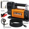 Air Compressor with Digital Pressure Gauge Tire Inflator Kit, 12V Portable Inflator 7.06ft/Min, Offroad Air Pump for Truck Tires, Heavy Duty Max...