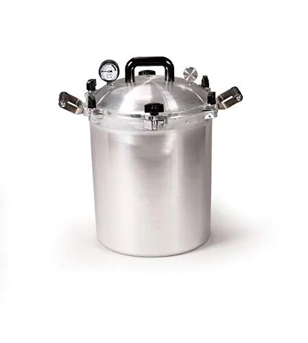 31b1e718cdd144821b21a0f5803faba14e6dec7a2ee677794b77c7cfbc62320b All American 930 Canner Pressure Cooker, 30 qt, Silver