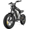 AKEZ Electric Bike for Adults - 1000W 28mph Moped Ebike with 48V 13A Removable Battery, Up to 94 Miles All Terrain Off Road E-Bike with 20*4.0"...