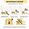 Lawn Mower Lift with Hydraulic Jack, 26 Inches Lawn Mower Lift, Welded Solid Steel Construction, Weight Capacity 500 LBS, for Riding Lawn Mowers...