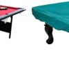 6 Ft Portable Pool Table, Adults Folding Billiards Tables for Game Room with Easy Foldable Storage, Includes Full Set of Billiard Balls, Cues,...
