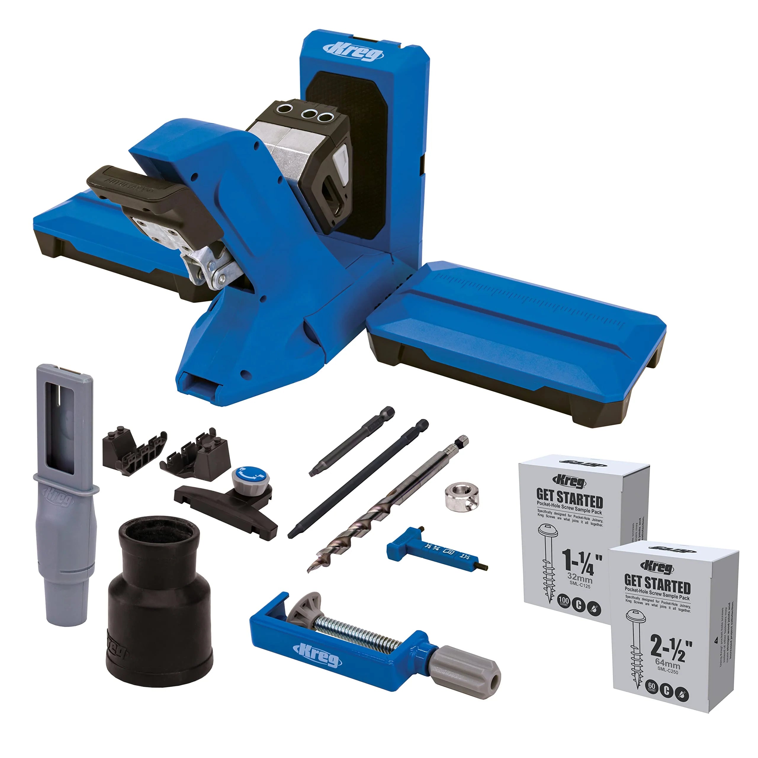 35f163f60aebbcc3fdbe7c155985ec620537b5b2092a3450bce73a04f8c745cd-1 Kreg Tool Pocket-Hole Jig 720PRO - Includes Durable Kreg Pocket-Hole Screws