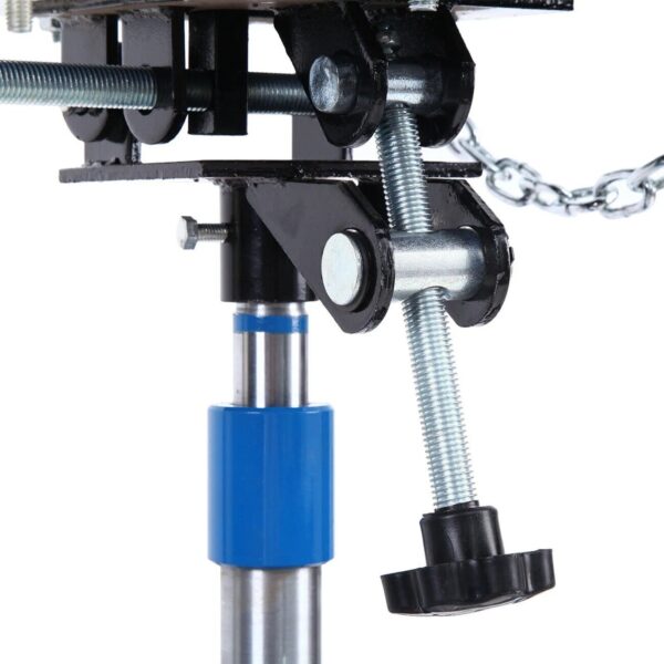 1660 Pounds Hydraulic Car Transmission Jack Vertical Lift with 360 Swivel Wheel Pedal ,Blue,33"-70"(0.75Ton)