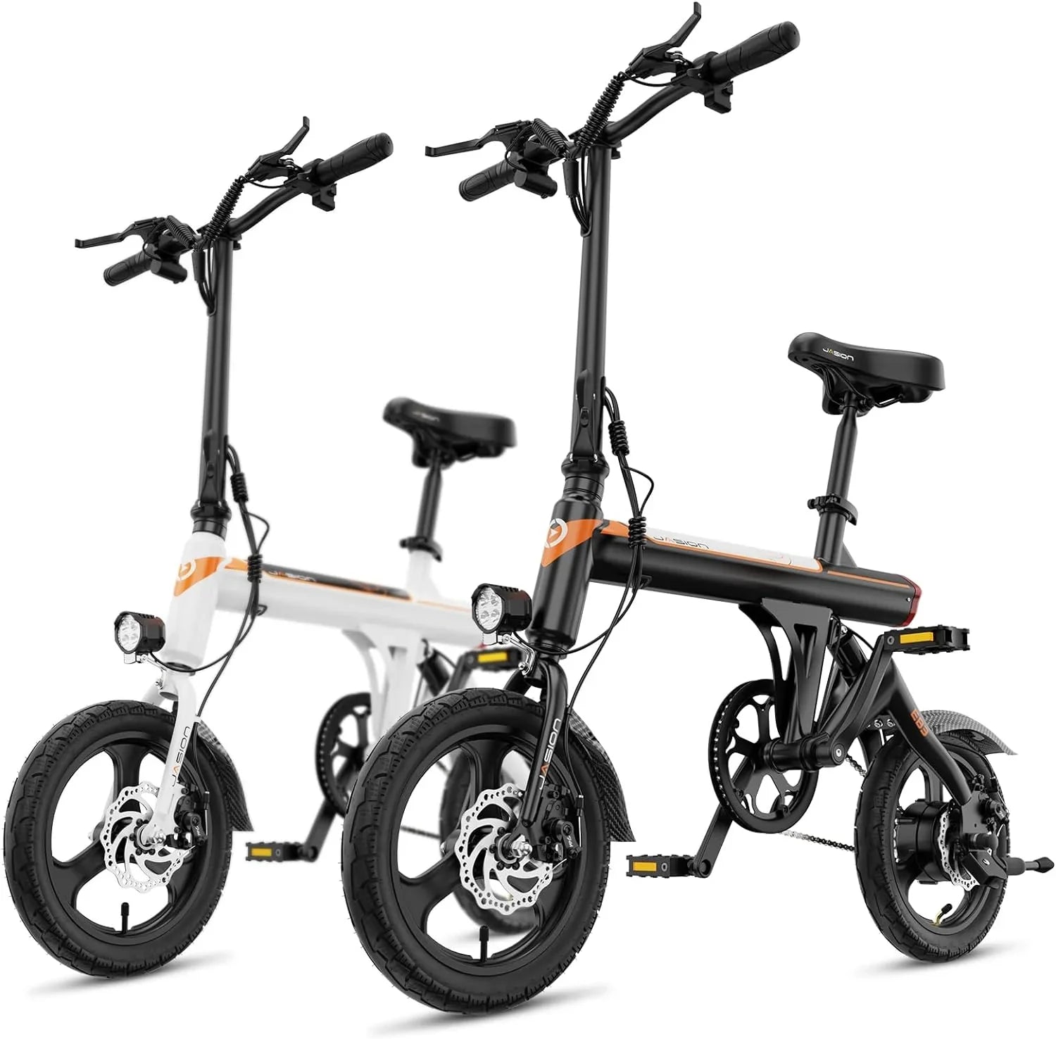 EB3 Electric Bike Adults 21mph, 500W Peak Motor, 270Wh Battery, Rear Suspension, 3 Levels Assist, 14" Folding Ebike for Adults and Teens, Complies...