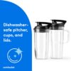 nutribullet SmartSense Blender Combo, 1400 Watt Gunmetal