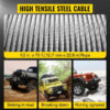 18000LBS Electric Winch 12V Steel Cable Off-road ATV UTV Truck Towing Trailer