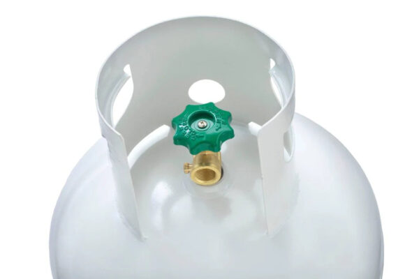 100 lb Steel Propane Cylinder with OPD Valve, DOT Approved, Rust-Resistant, for Grills & Heaters
