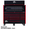 Extreme Tools RX250 Series 72-in x 30-in Roller Cabinet 19-Drawer 250 lb Drawer Slides
