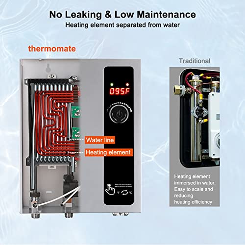 Electric Tankless Water Heater, 11kW at 240 Volt, On Demand Instant Hot Water Heater