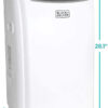 14,000 BTU Portable Air Conditioner with Heat and Remote Control, White